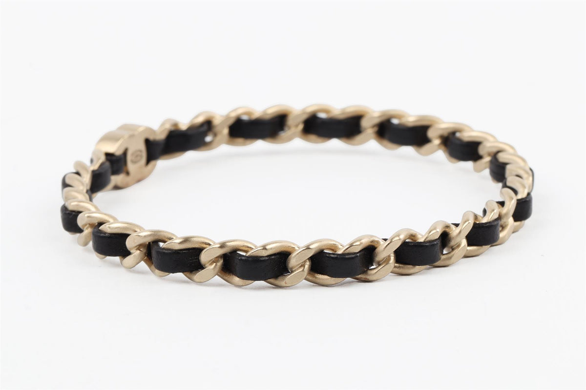 CHANEL BLACK 2012 CC CHAIN BRACELET