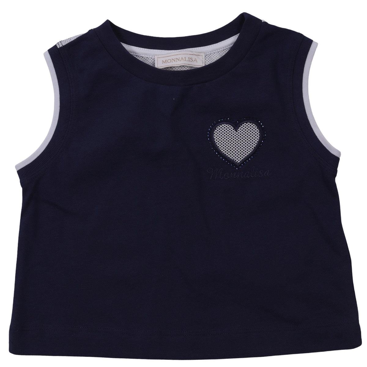 MONNALISA NAVY KIDS GIRLS TOP 6 YEARS