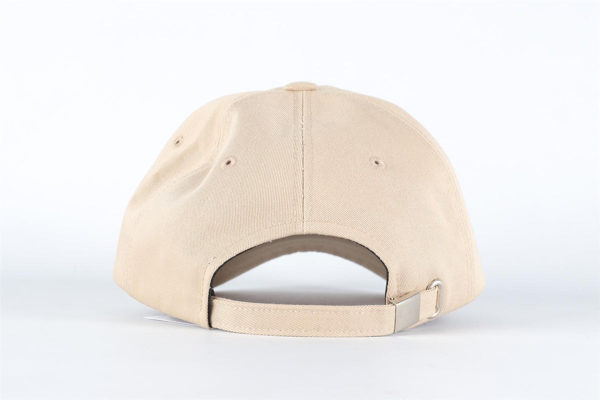 THE FRANKIE SHOP BEIGE COTTON BASEBALL CAP ONE SIZE