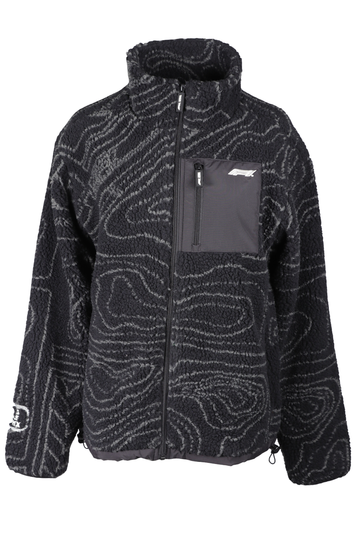 FORMULA 1 BLACK 2024 LAS VEGAS GRAND PRIX FLEECE JACKET MEDIUM