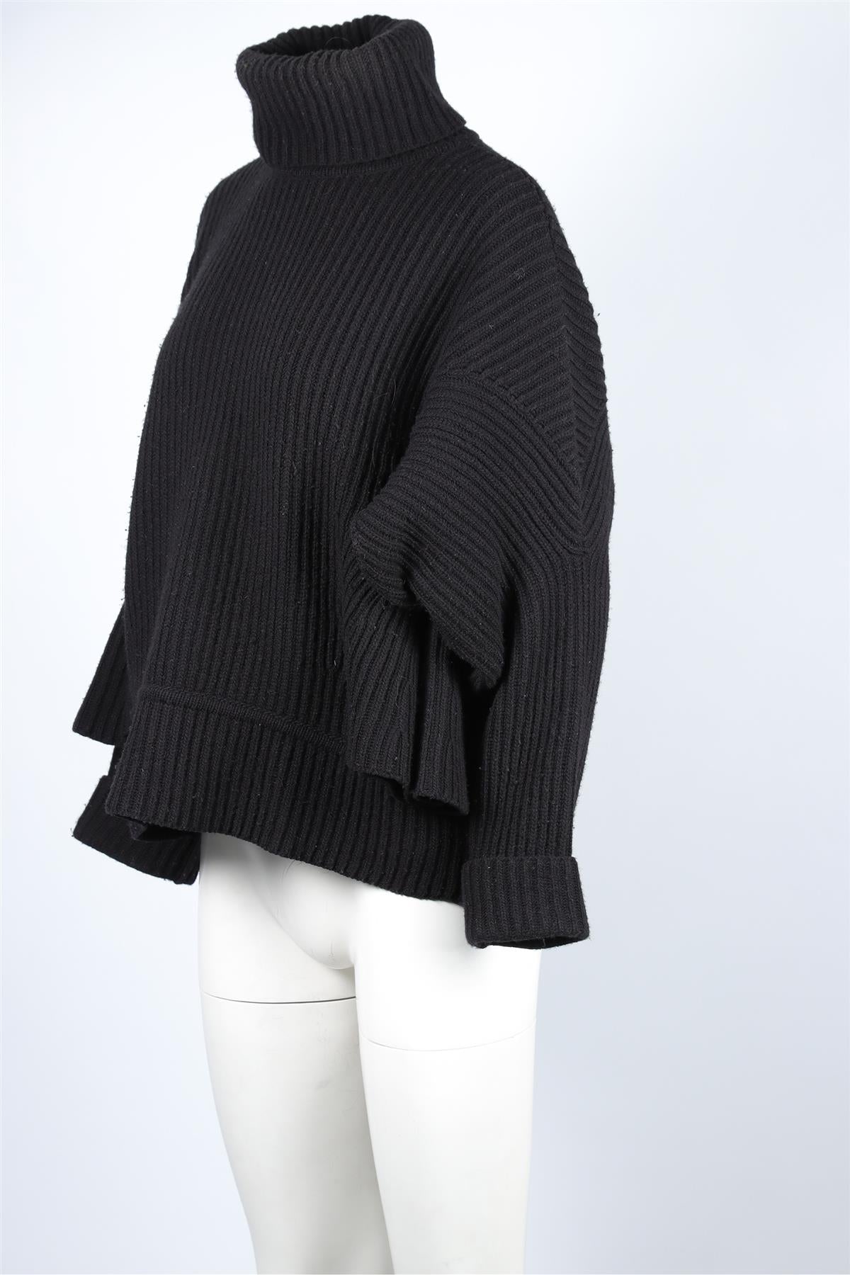Antonio Berardi Black Wool Sweater IT 44 UK 12
