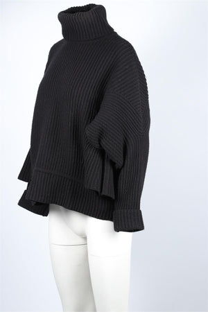 Antonio Berardi Black Wool Sweater IT 44 UK 12