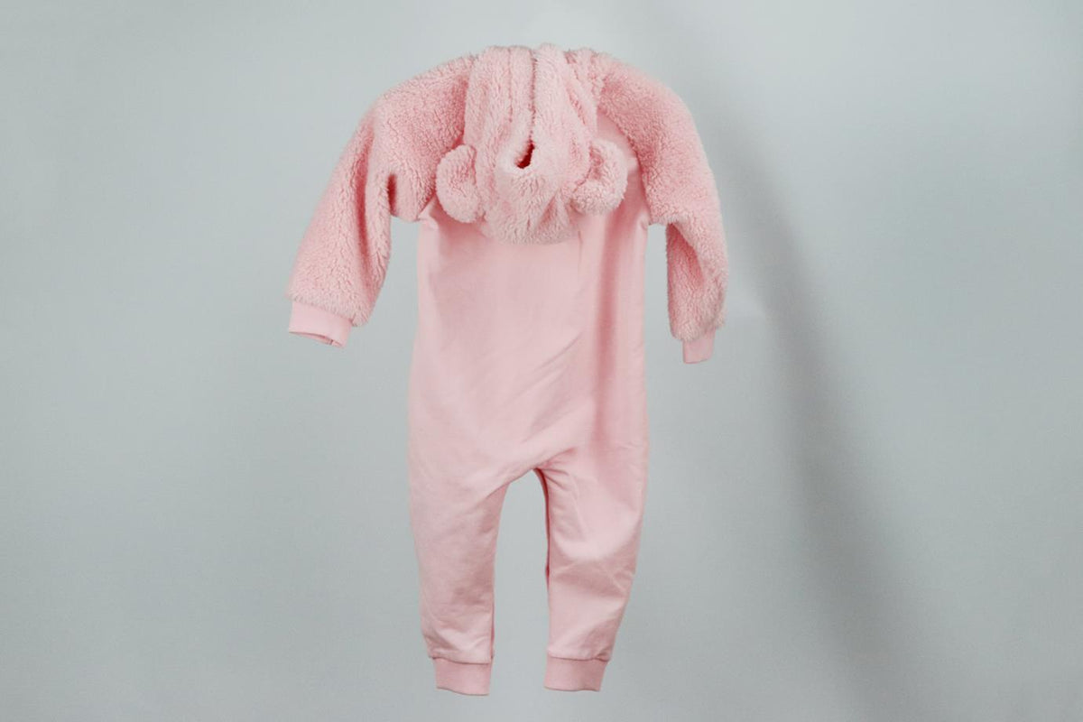 MOSCHINO BABY GIRLS TEDDY COTTON PRAMSUIT 9-12 MONTHS