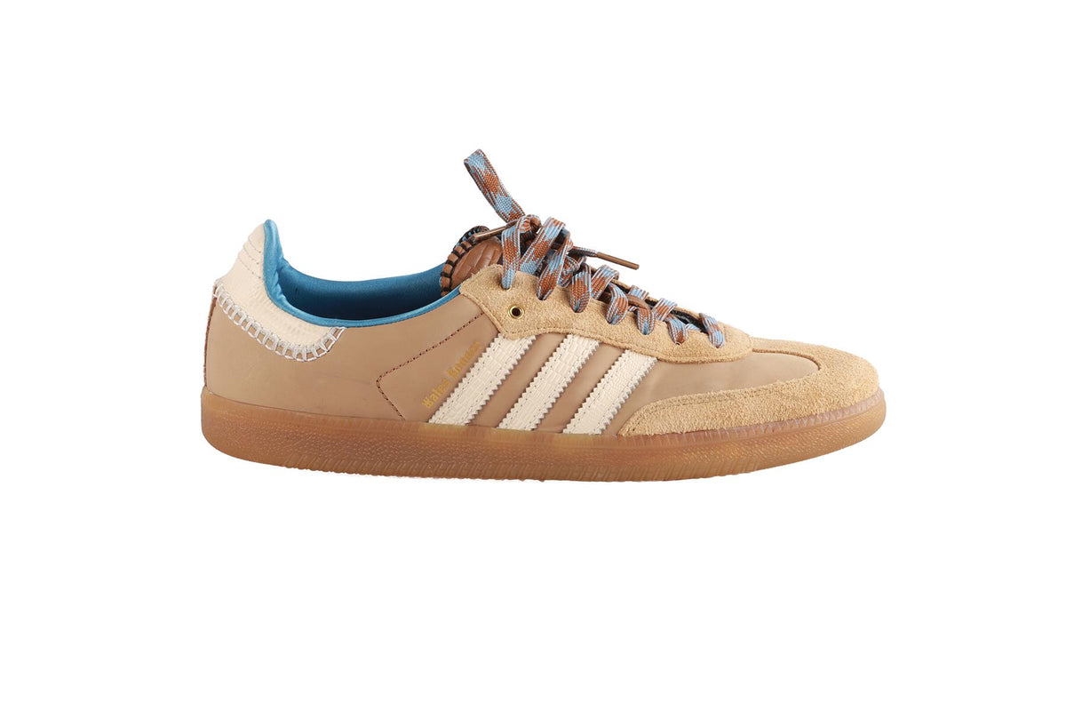 ADIDAS + WALES BONNER BEIGE MEN'S SAMBA DESERT WHITE SNEAKERS EU 48 UK 12.5 US 13