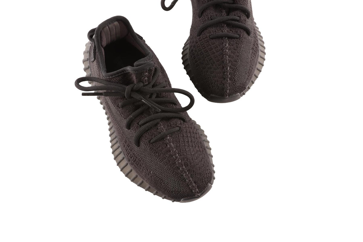 ADIDAS YEEZY BLACK KIDS BOYS BOOST 350 V2 ONYX SNEAKERS UK 4 US 4.5 EU 36 2/3