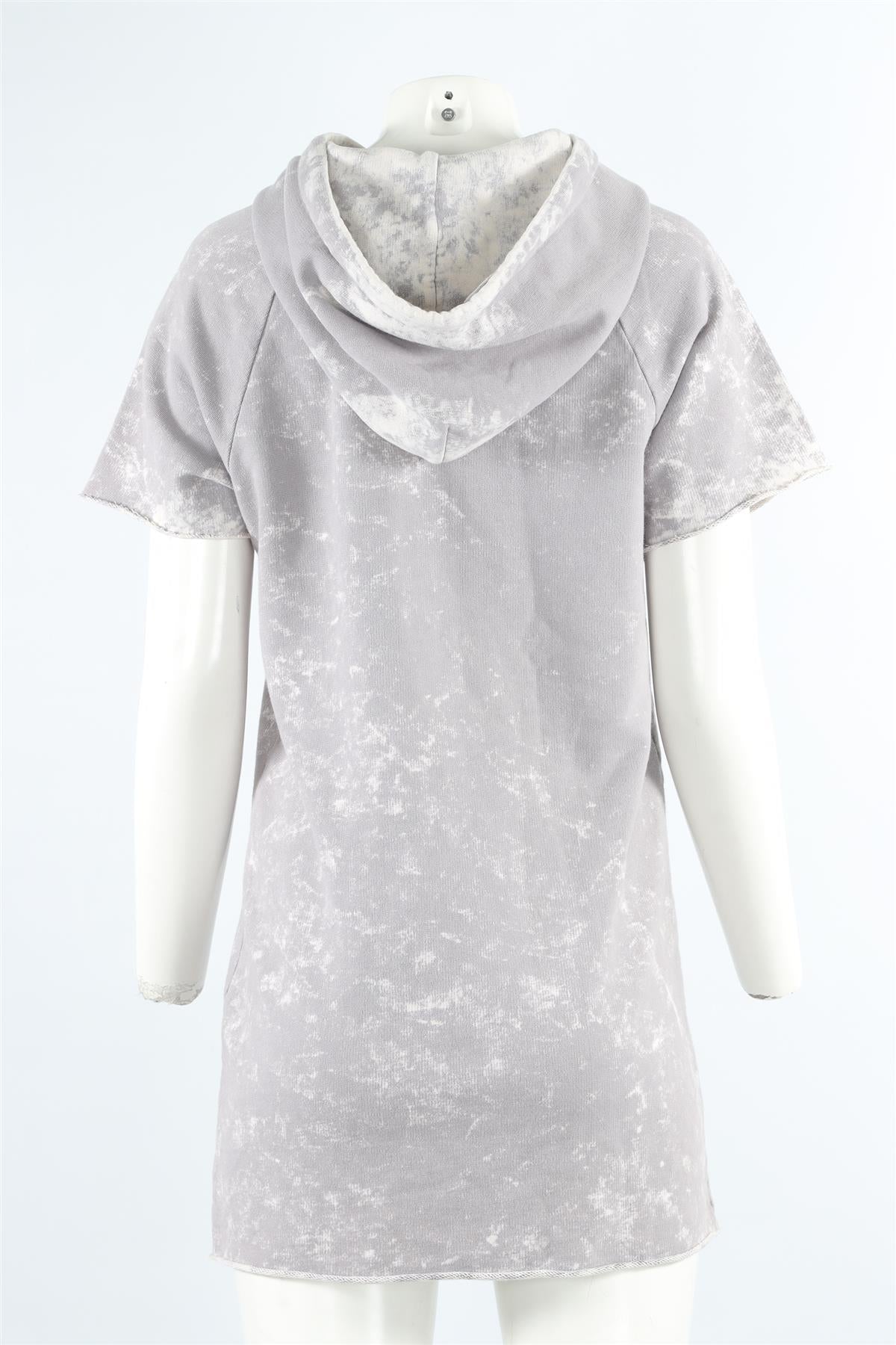 COTTON CITIZEN GREY COTTON MINI DRESS XSMALL