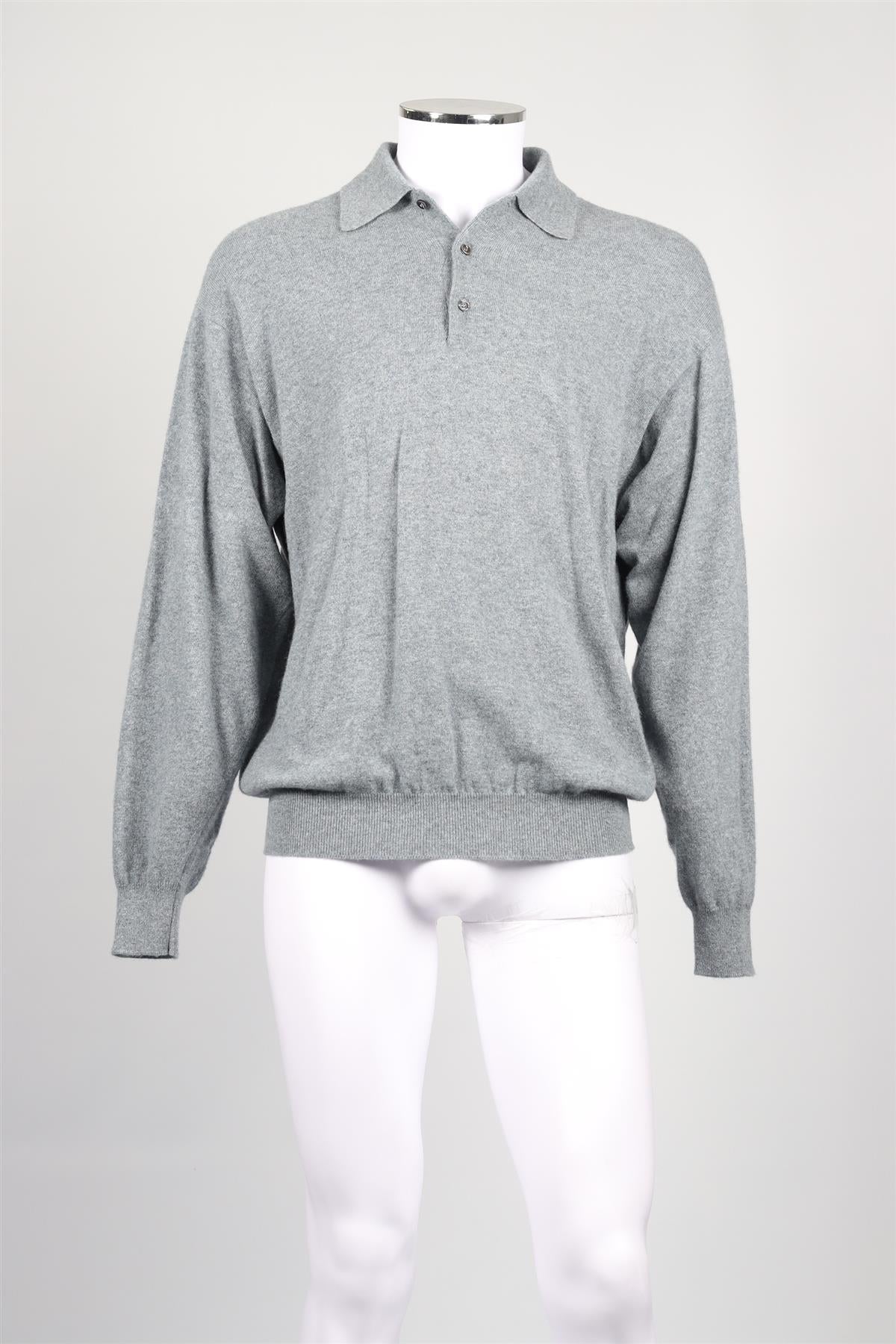 GIORGIO ARMANI BLUE MEN'S CASHMERE SWEATER IT 52 UK 42