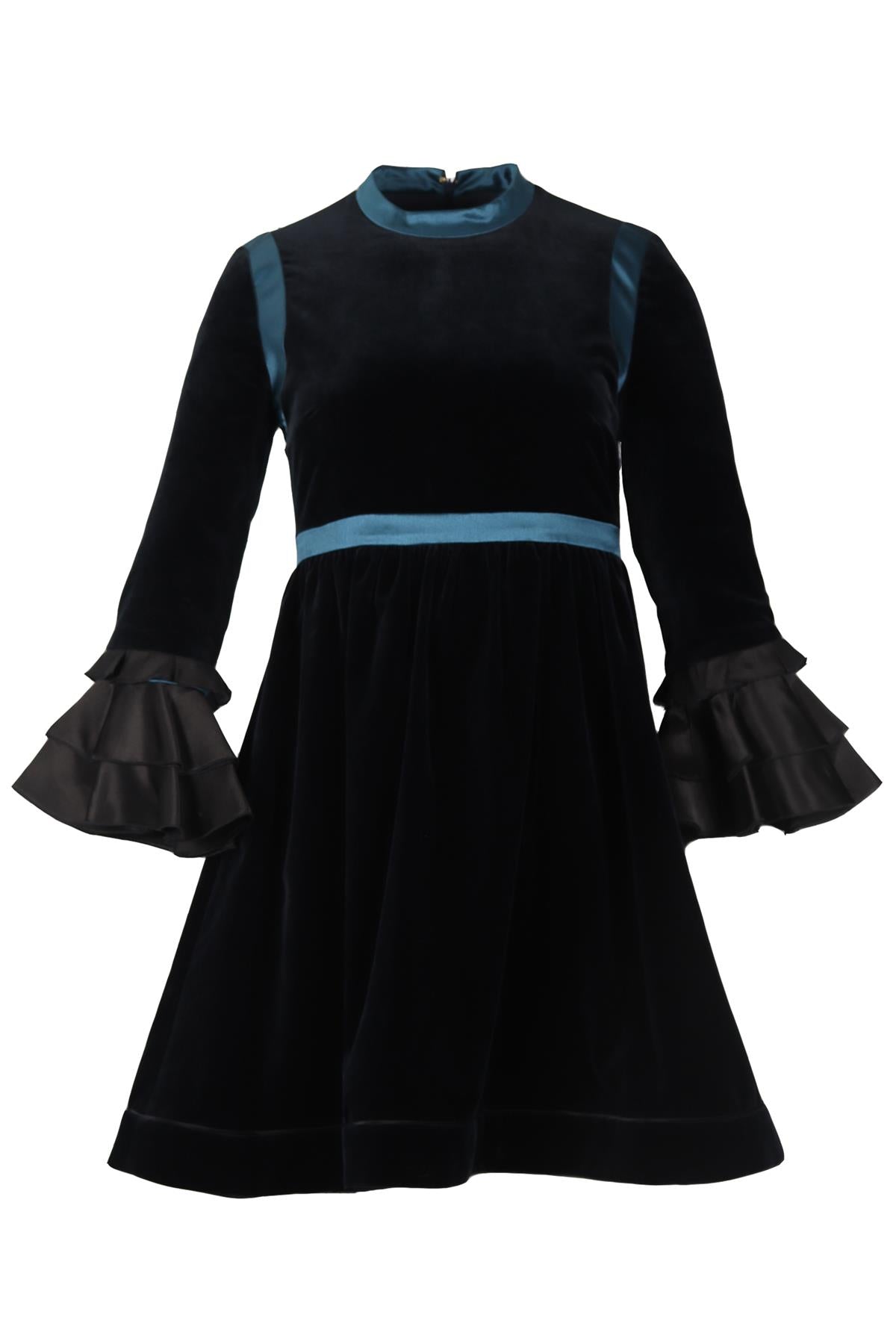 ROKSANDA VELVET MINI DRESS UK 8
