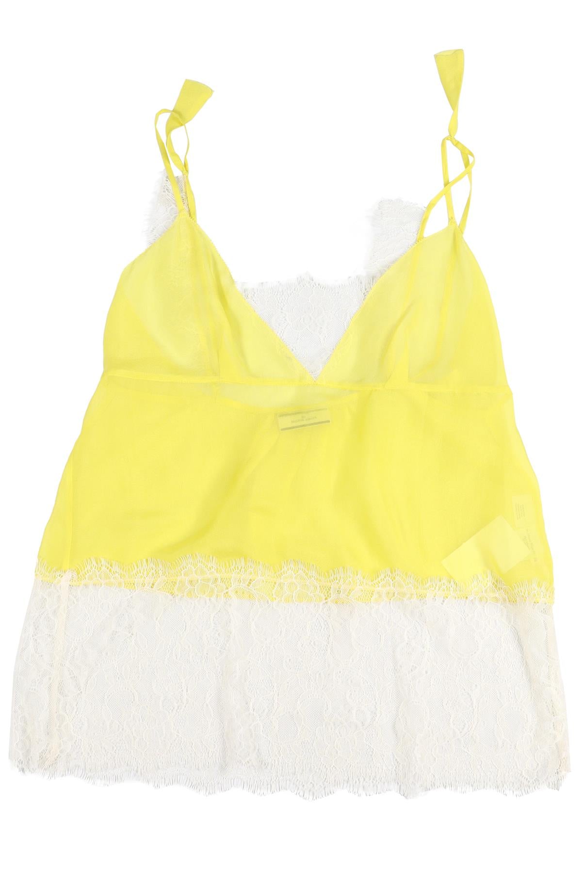 BY MALENE BIRGER YELLOW SILK TOP EU 36 UK 10