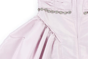 SELF-PORTRAIT PURPLE TAFFETA MINI DRESS UK 4