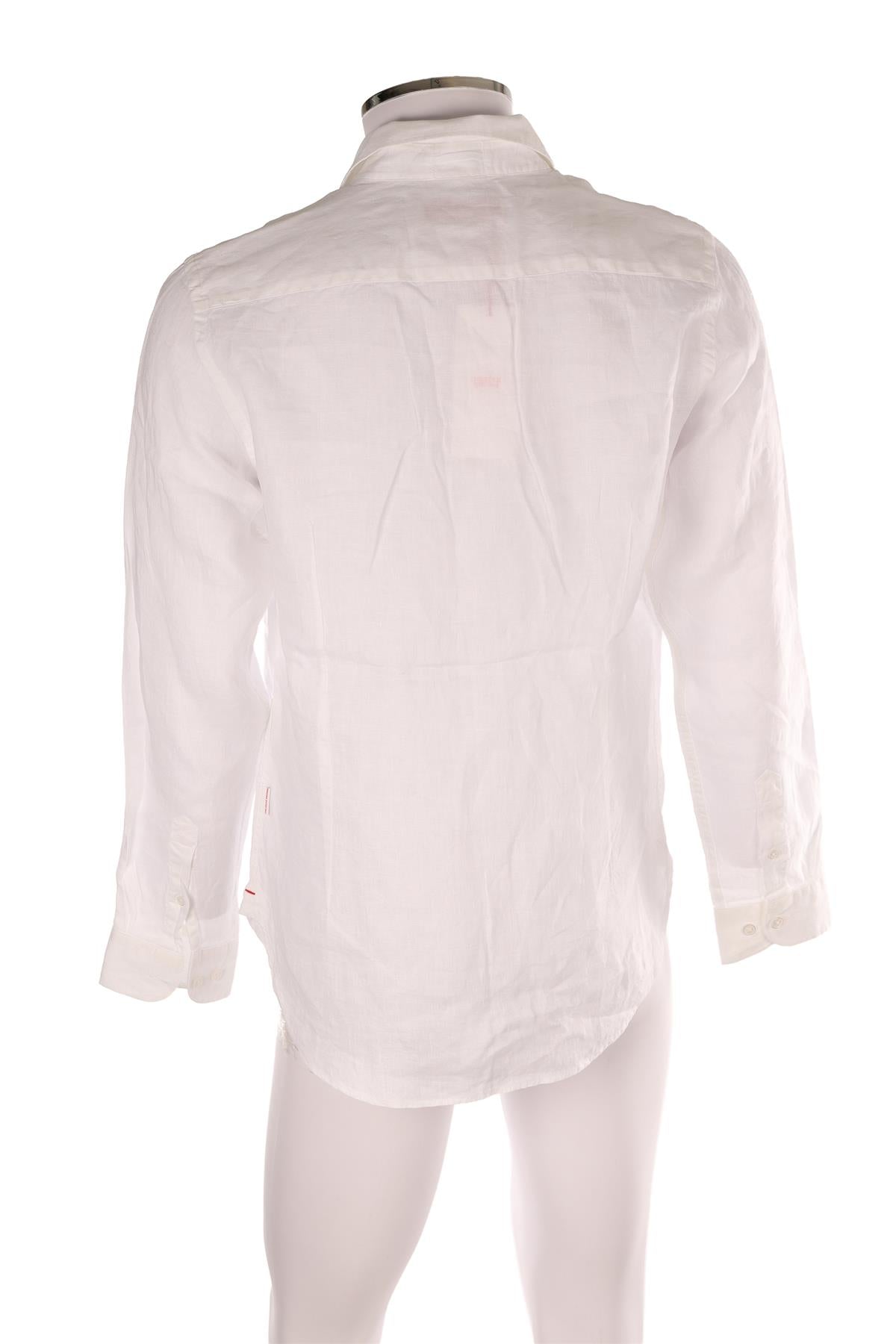 ORLEBAR BROWN WHITE MEN'S LINEN SHIRT SMALL