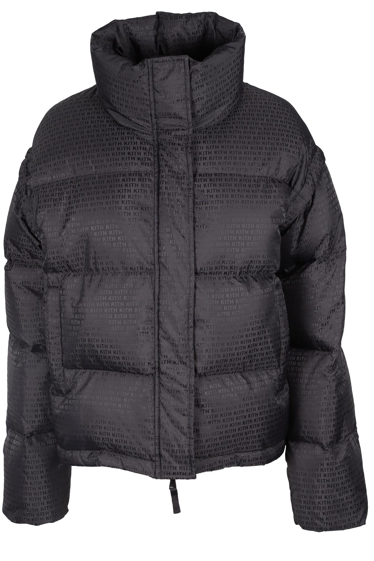 KITH BLACK PADDED SHELL JACKET SMALL