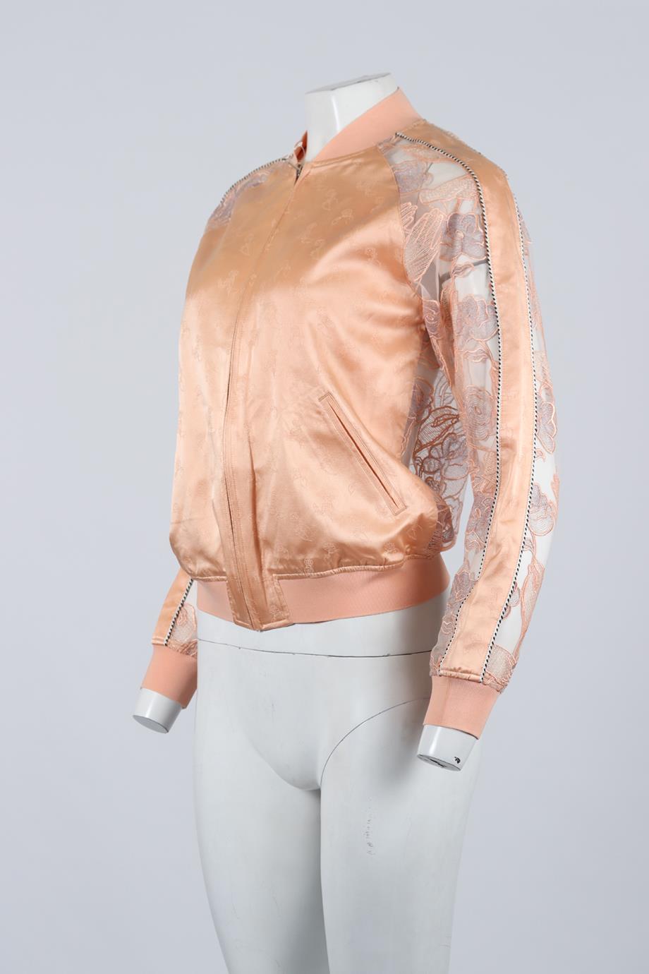 OPENING CEREMONY SILK BOMBER JACKET XSMALL