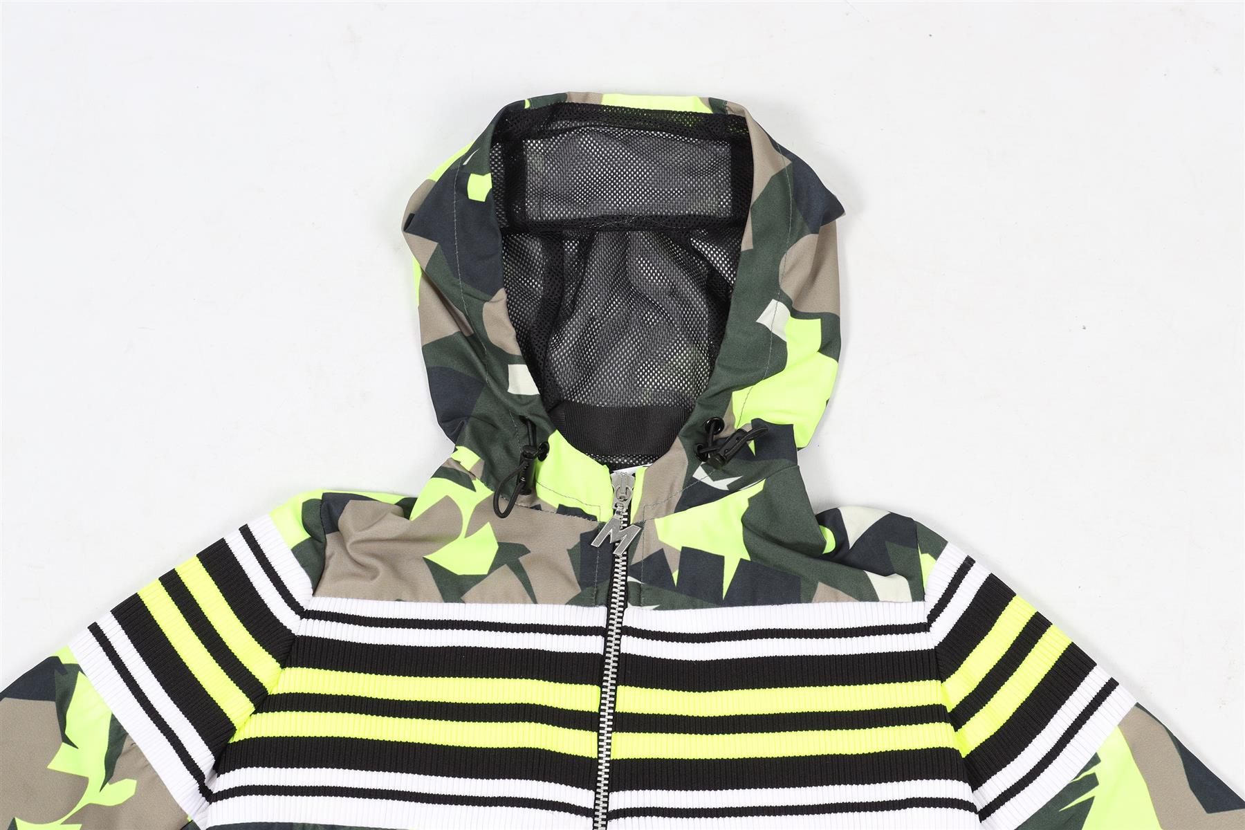 MSGM GREEN KIDS BOYS SHELL JACKET 4 YEARS