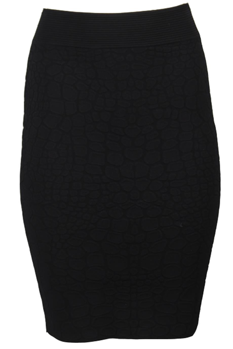 ALEXANDER MCQUEEN KNIT MIDI SKIRT SMALL