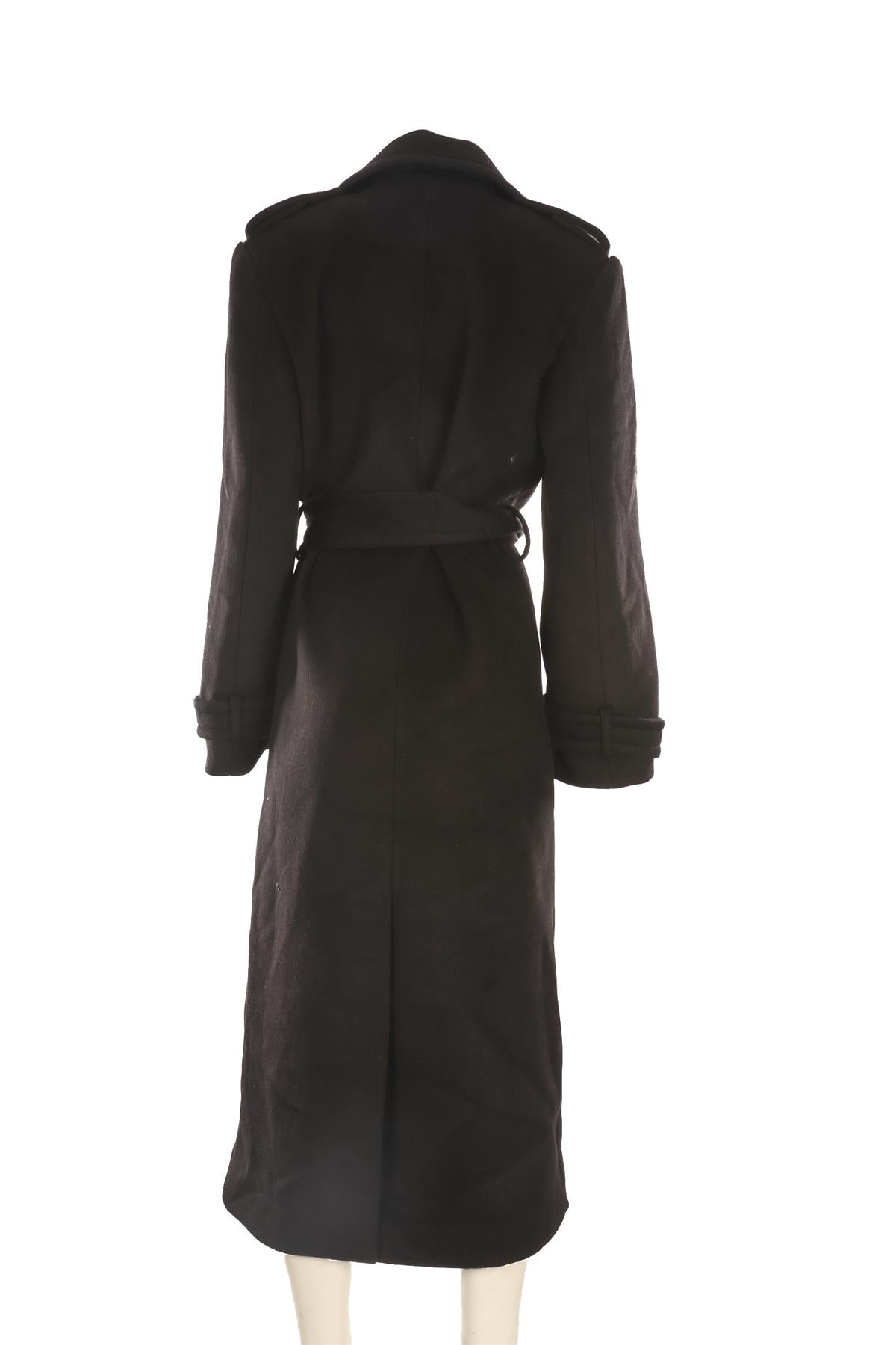 ARAKII BLACK WOOL COAT SMALL