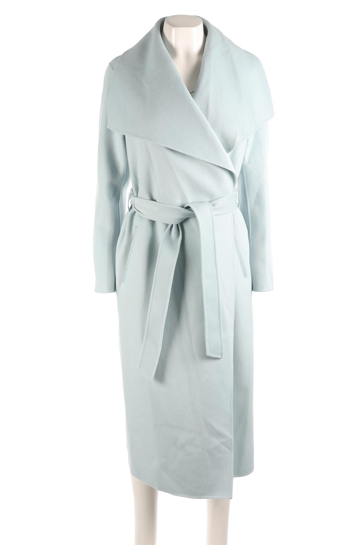 MACKAGE BLUE WOOL COAT MEDIUM