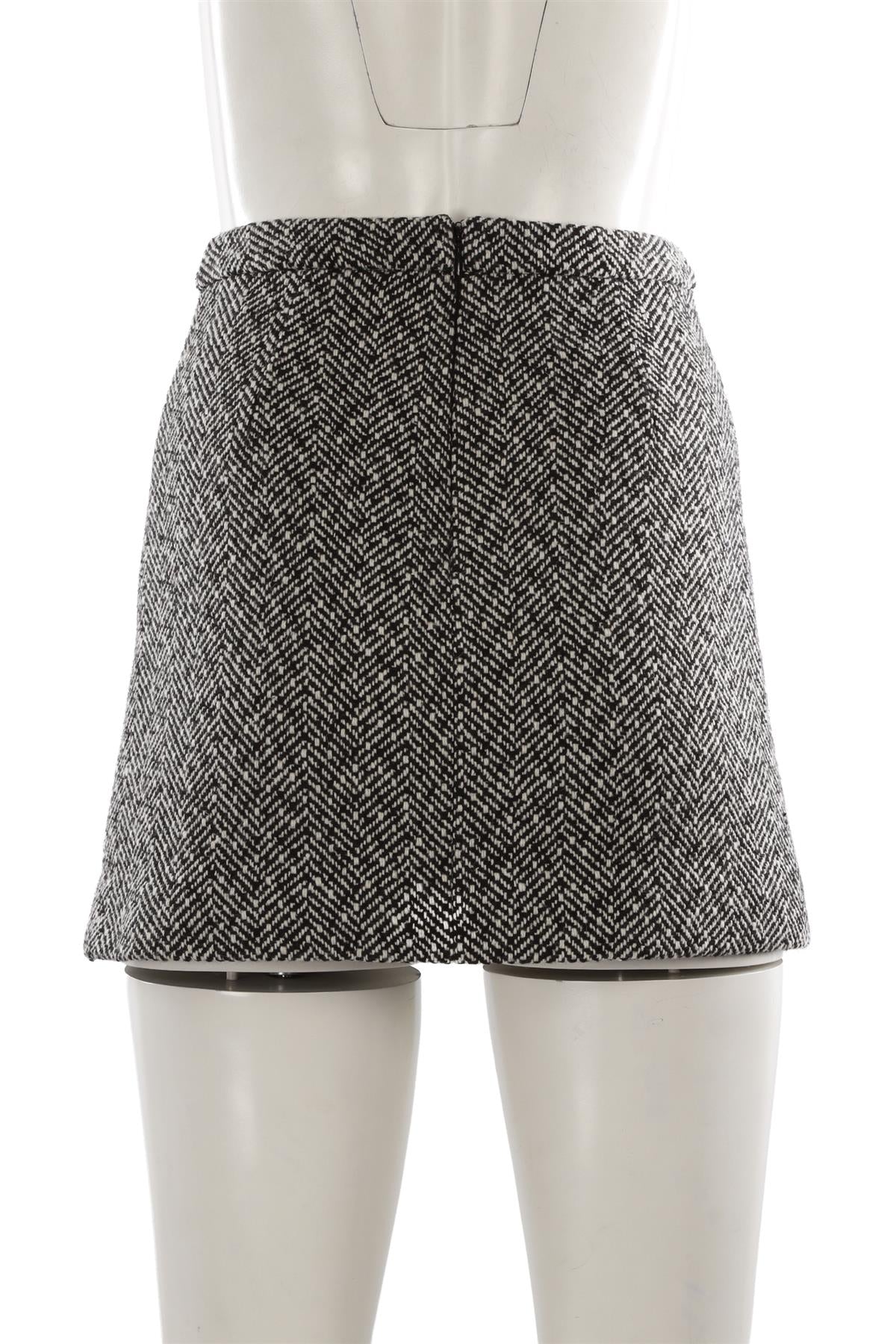 MULTI WOOL MINI SKIRT