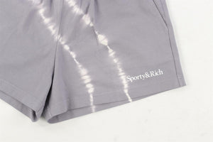 SPORTY & RICH PURPLE COTTON SHORTS LARGE
