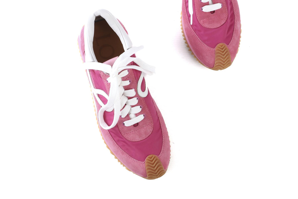 LOEWE PINK FLOW RUNNER SUEDE SNEAKERS EU 39 UK 6 US 9