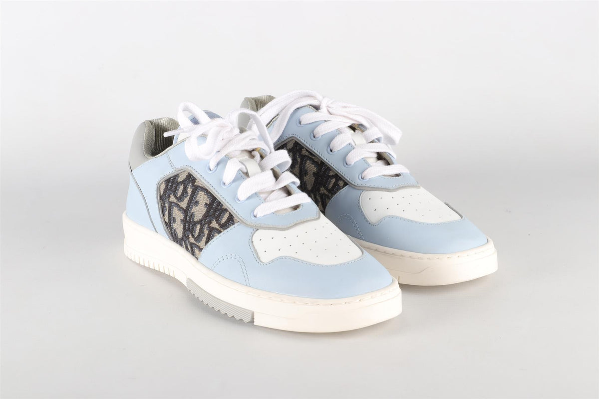 CHRISTIAN DIOR BLUE KIDS BOYS B27 UPTOWN SNEAKERS EU 35 UK 2.5 US 3.5