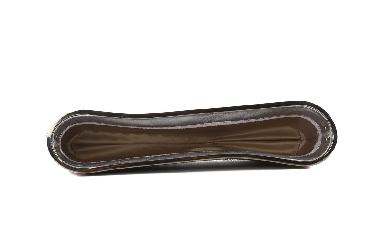 JIMMY CHOO MULTI DAPHNE LEATHER CLUTCH