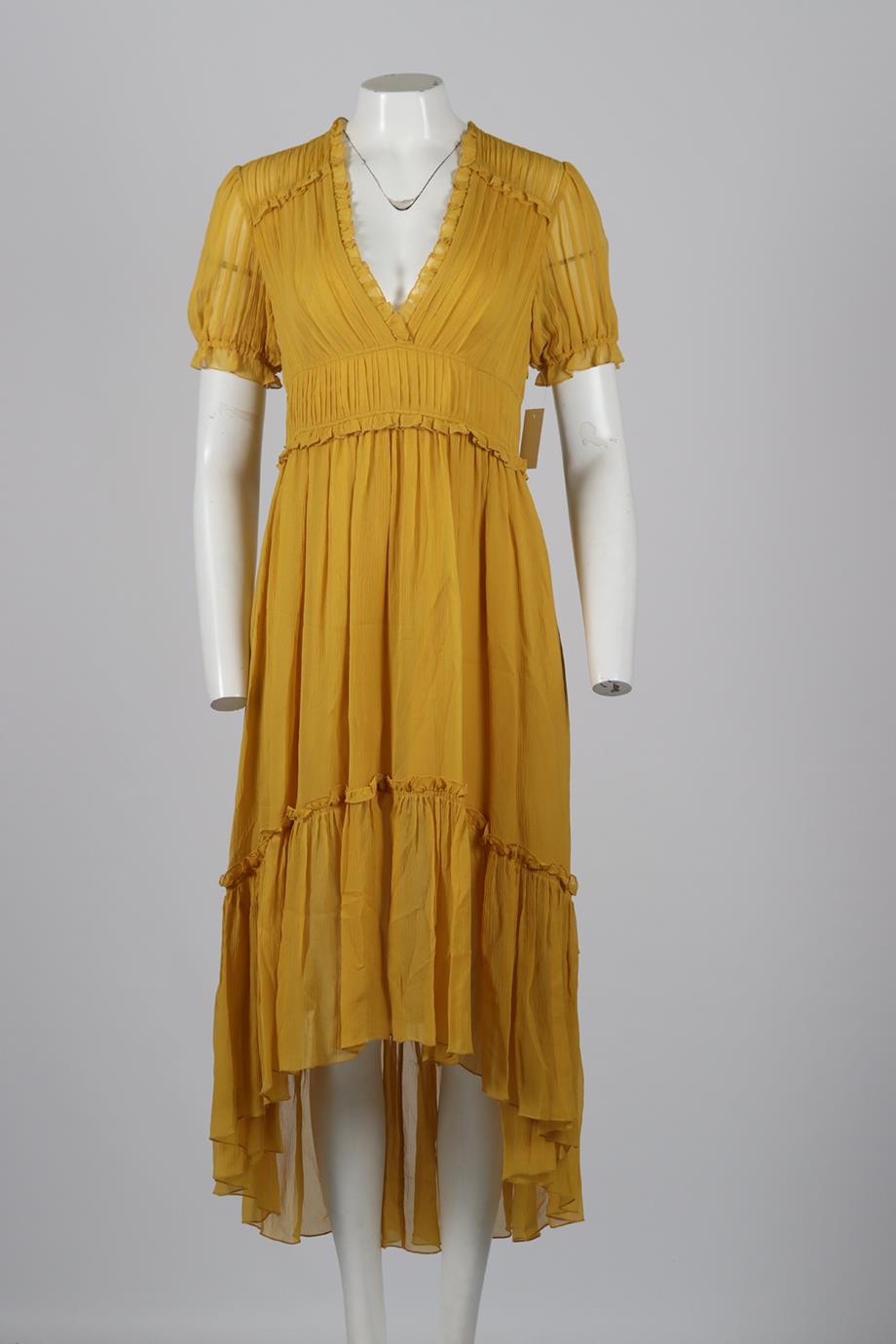 ULLA JOHNSON SILK MAXI DRESS US 6 UK 10