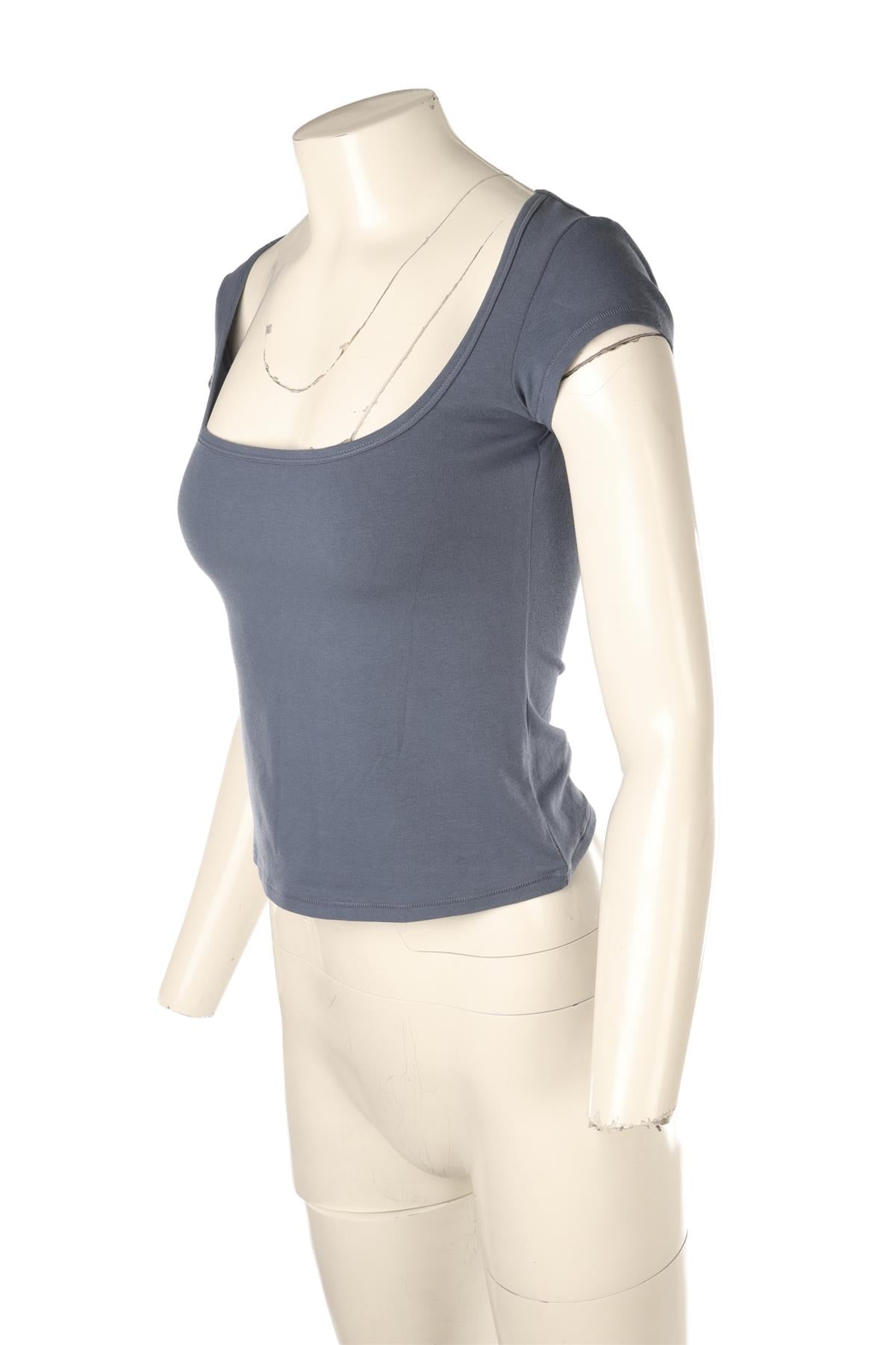 SKIMS BLUE JERSEY TOP SMALL