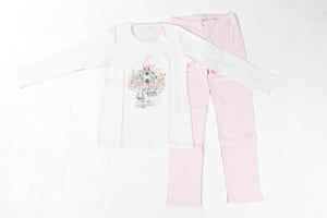 LA PERLA WHITE KIDS GIRLS PYJAMA SET 12 YEARS