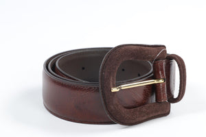 BAMFORD BROWN LEATHER BELT LARGE