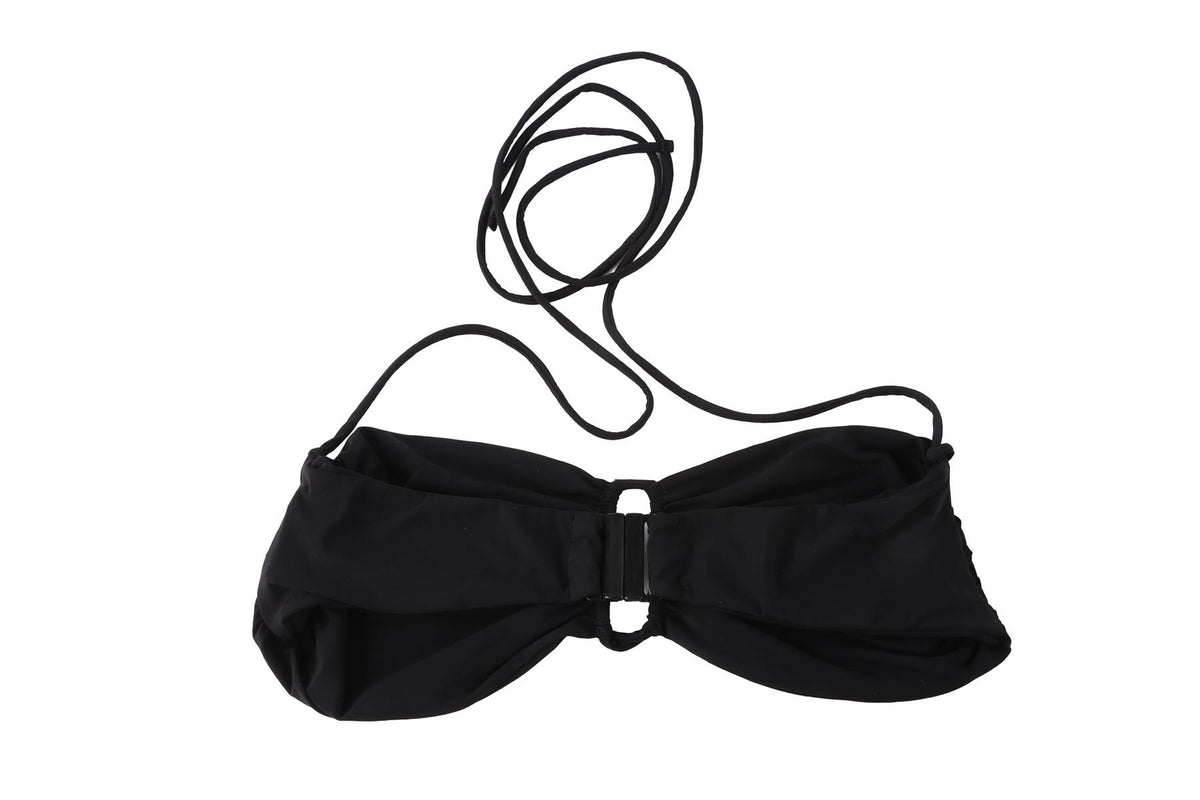 MAGDA BUTRIM BLACK BIKINI TOP UK 10