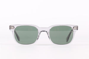 MOSCOT CLEAR SQUARE FRAME ACETATE SUNGLASSES