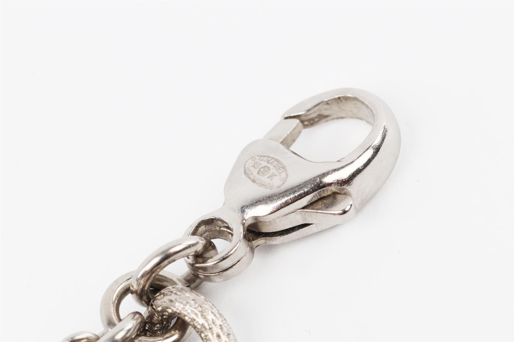 CHANEL SILVER 2015 CC CHAIN NECKLACE