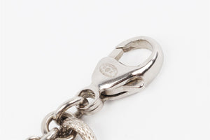 CHANEL SILVER 2015 CC CHAIN NECKLACE