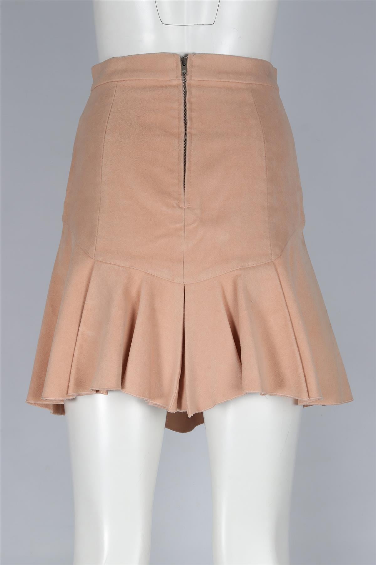 ISABEL MARANT NUDE COTTON MINI SKIRT FR 36 UK 8
