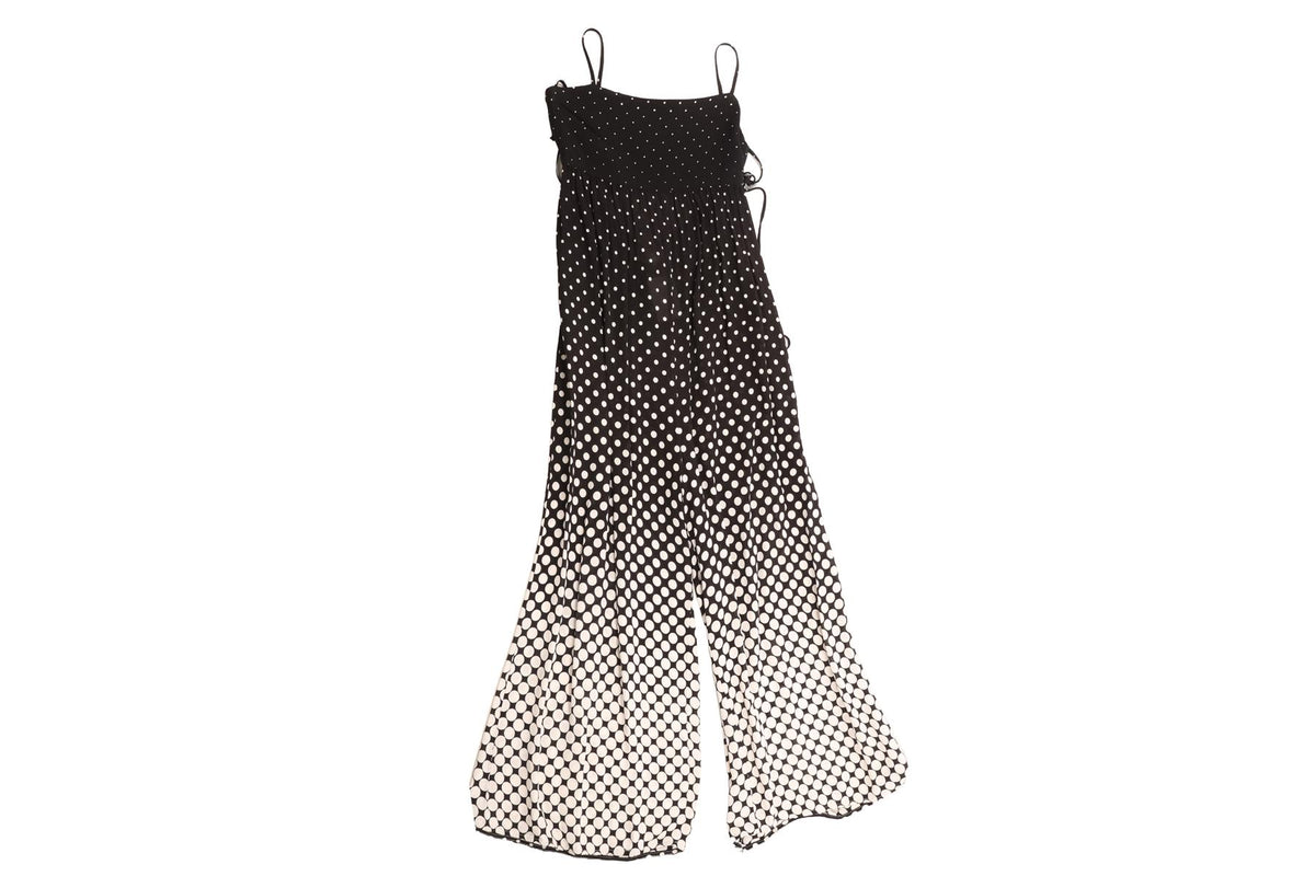 ZIMMERMANN BLACK CREPE JUMPSUIT 1 UK 10