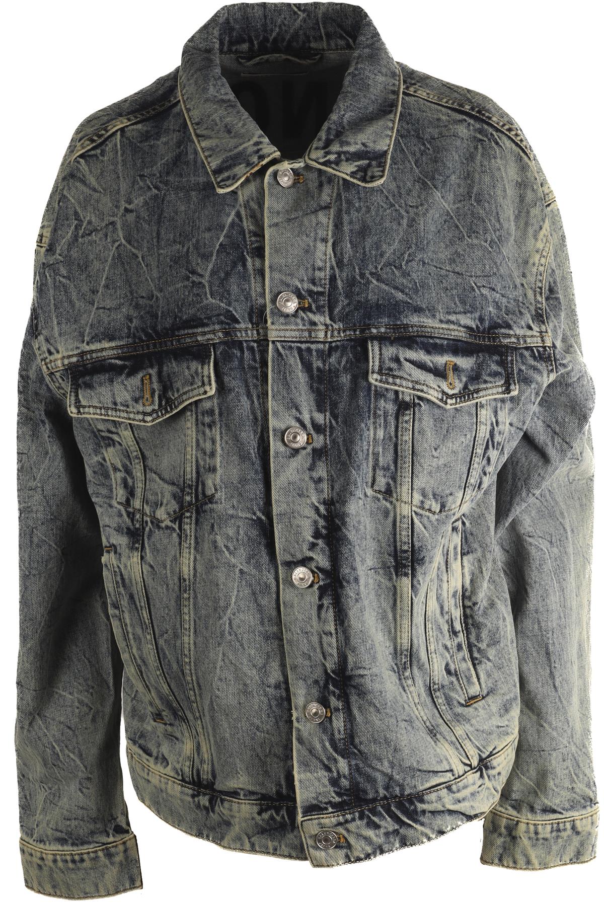 BALENCIAGA BLUE DENIM JACKET FR 36 UK 8
