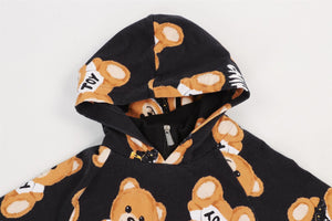 MOSCHINO BLACK KIDS GIRLS HOODIE 6 YEARS