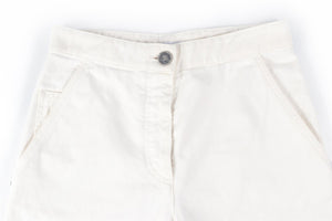 CHANEL WHITE 2022 HIGH RISE TAPERED JEANS FR 36 UK 8