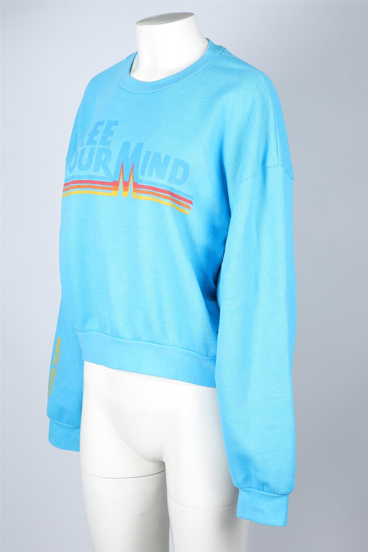 AVIATOR NATION BLUE COTTON SWEATSHIRT XSMALL