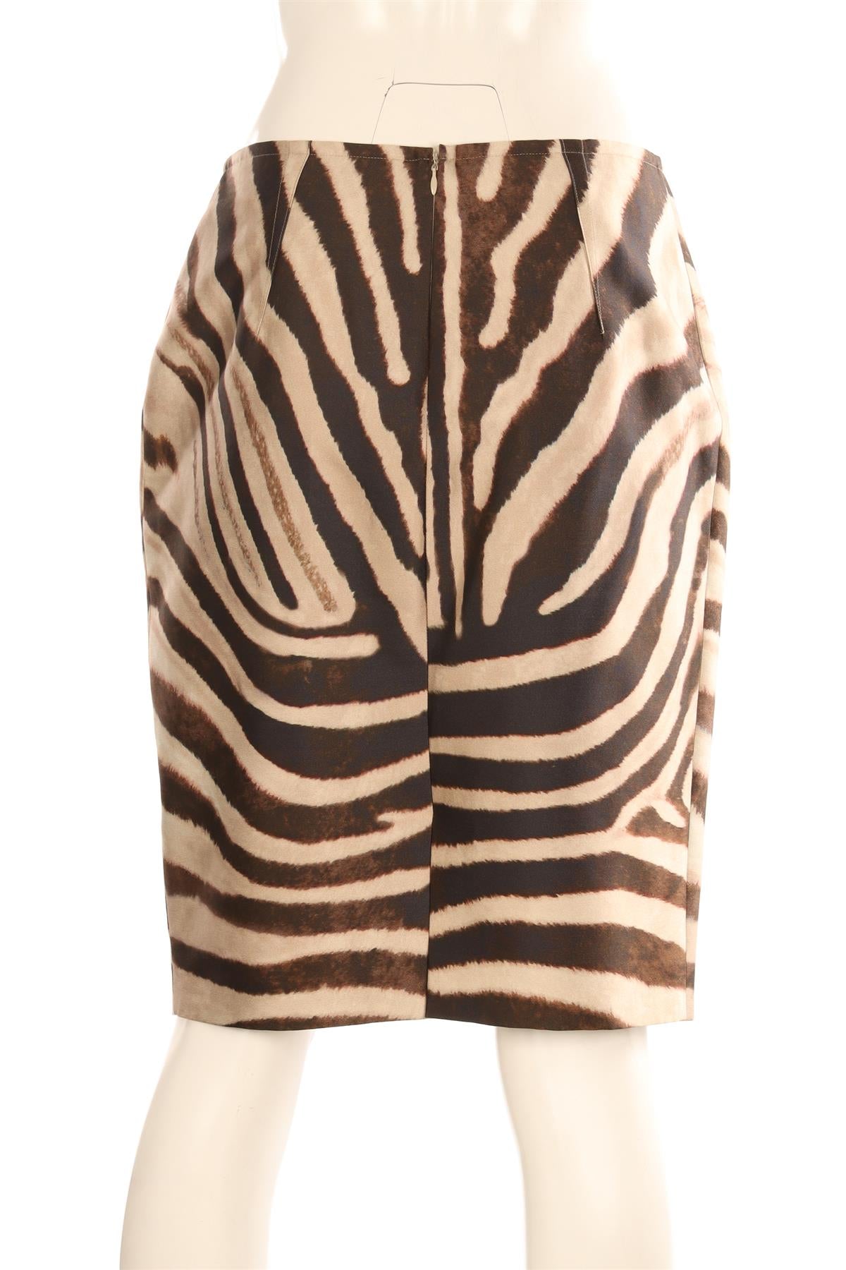 GIAMBATTISTA VALLI BEIGE COTTON MINI SKIRT IT 44 UK 12