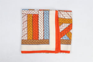 HERMÈS MULTI TRESSES H CASHMERE SCARF ONE SIZE