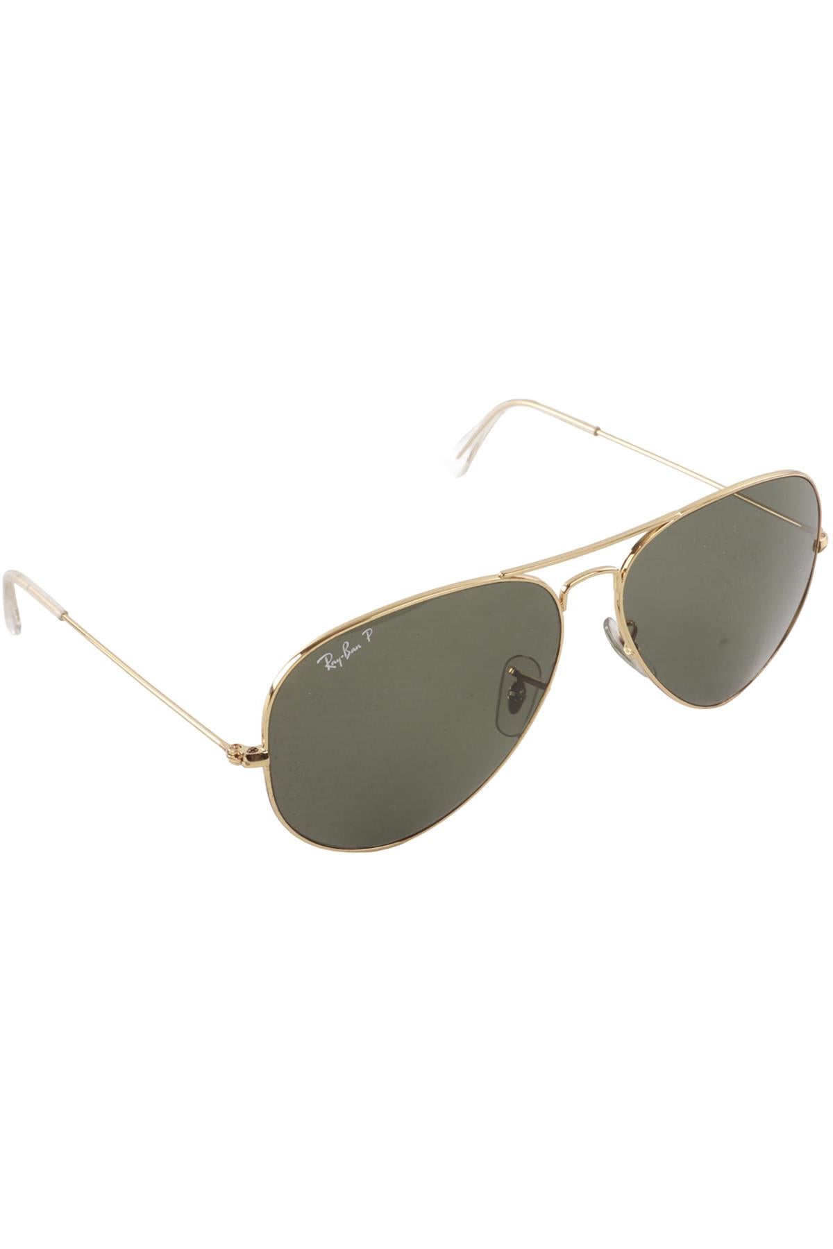 RAY BAN BLACK PILOT FRAME METAL SUNGLASSES