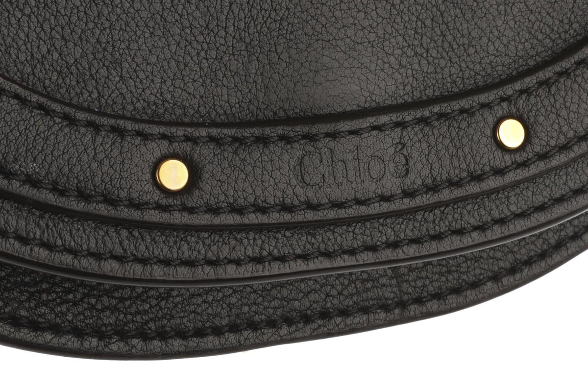 CHLOÉ BLACK NILE SMALL LEATHER TOTE BAG