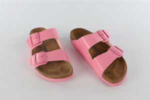 BIRKENSTOCK PINK LEATHER SANDALS EU 39 UK 6 US 9
