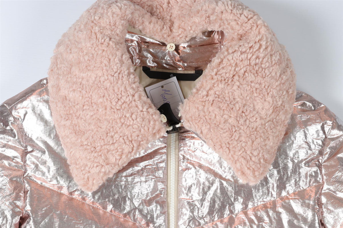 MONCLER GRENOBLE PINK KIDS GIRLS PADDED JACKET 12 YEARS