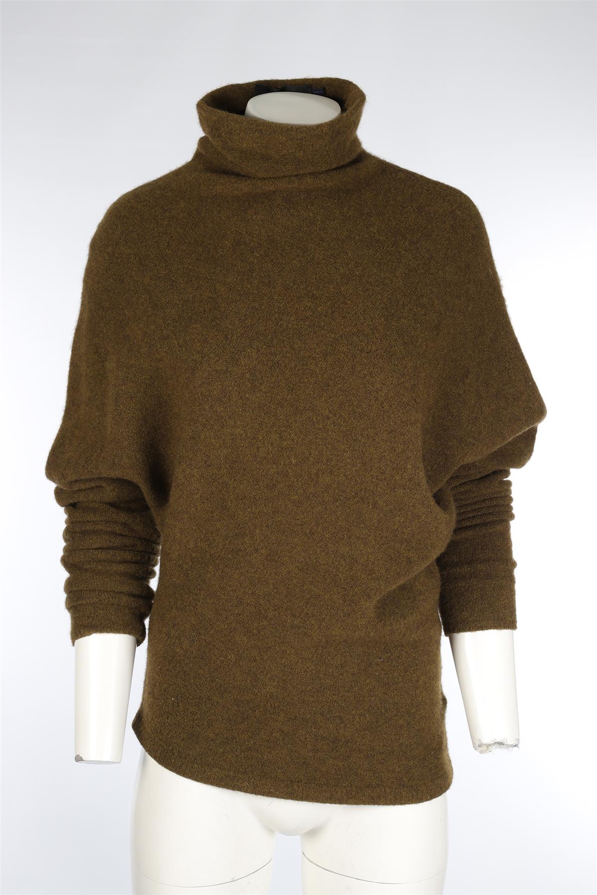 PROENZA SCHOULER GREEN WOOL SWEATER XSMALL