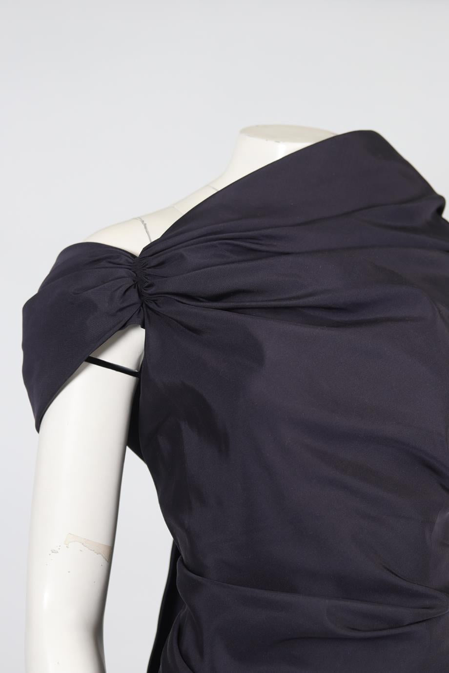 AZZEDINE ALAÏA HAUTE COUTURE TAFFETA TOP AND SKIRT SET SMALL