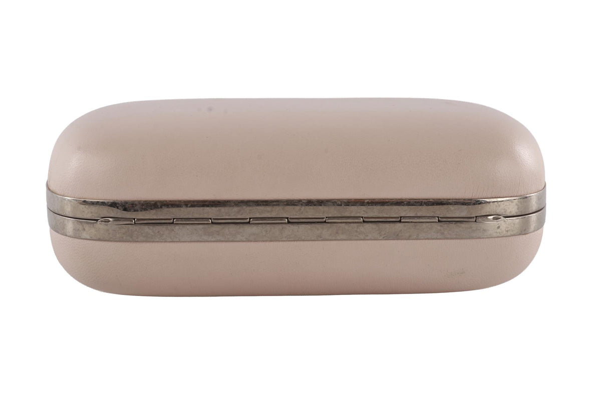 ALEXANDER MCQUEEN PINK LEATHER CLUTCH