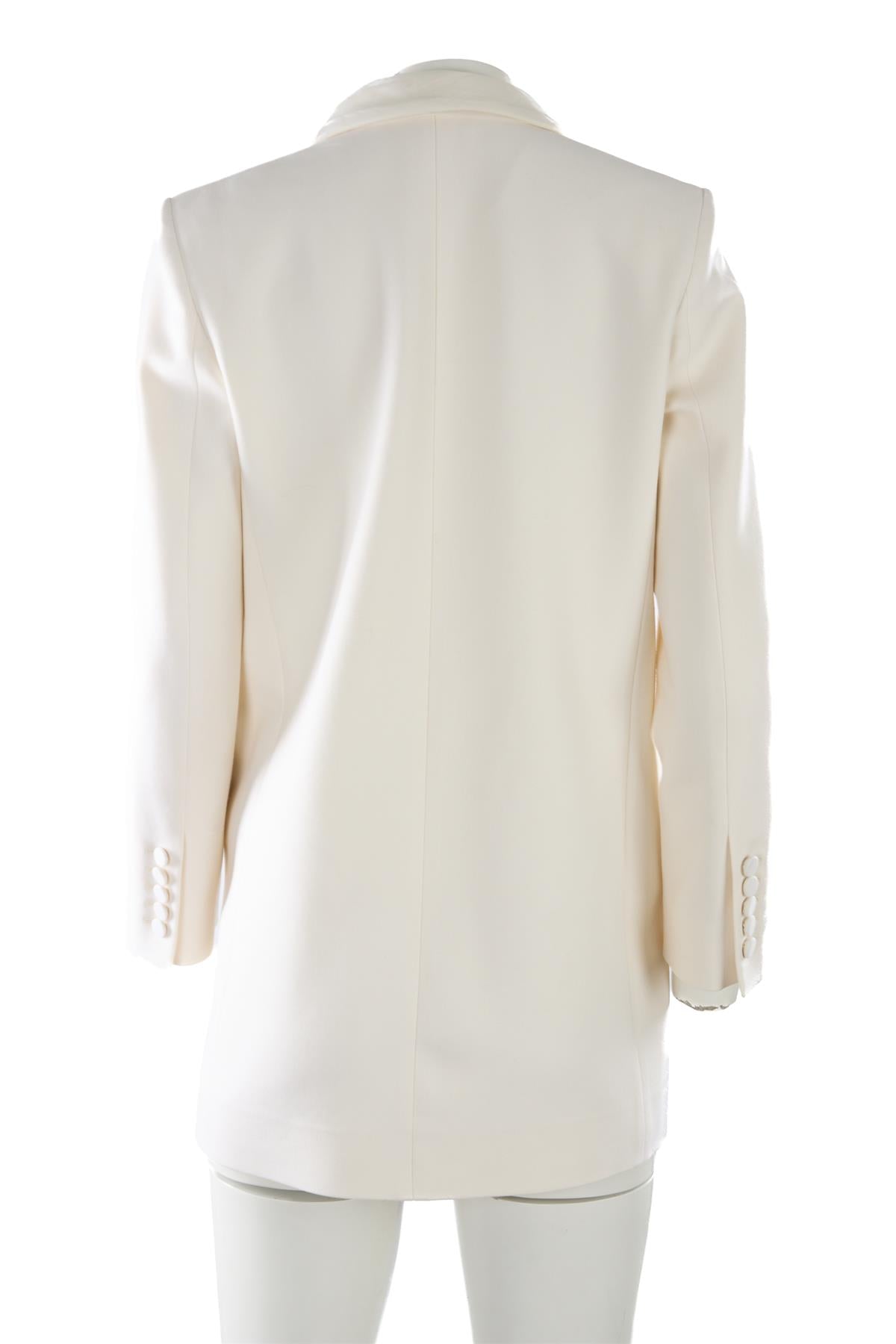 THE ROW CREAM WOOL BLAZER US 4 UK 8